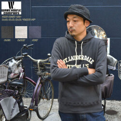 WAREHOUSE ウエアハウス "450" FLYING L'S. 2本針フードパーカー FLYING L'S. [スウェット]