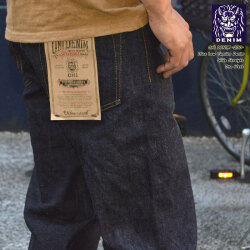 鬼デニム ONI DENIM "ONI-200" 15オンス ローテンションデニム ワイド ストレ ート [ワイドストレート] [ライトオンス] [ヴィンテージ系色落ち]