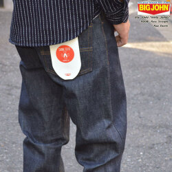 BIG JOHN ビッグジョン RARE DENIM "R008" RARE STRAIGHT レア ストレート 15 .5ozデニム 生デニム [ミドルストレート] [ヘビーオンス] [ヴィンテージ系色落ち]