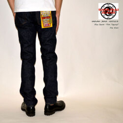 SAMURAI　JEANS サムライ　ジーンズ、"S0511XX2"、新・511モデル 男気15oz刀耳セルビッチデニム スリムテーパード [タイトストレート][へヴィーオンス][ヴィンテージ系色落ち]