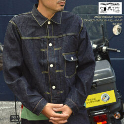 STUDIO D'ARTISAN ステュディオ・ダ・ルチザン "SD-411" 15oz 右綾デニム 1st タイプ デニムジャケット [アウター]