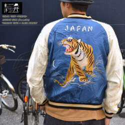 テーラー東洋 "TT15542-125" Acetate Souvenir Jacket “ROARING TIGER” × “BLACK DRAGON” アセテートスカ [スカジャン][SOUVENIR　JACKET][アウター]