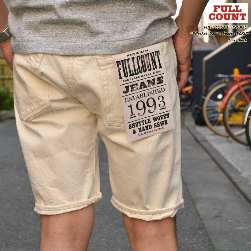 FULLCOUNT×BEARS' "1904EC" 5POCKET DENIM SHORTS ECRU 5ポケットデニムショ ーツ エクリュ 限定 Limited edition [OTHER PANTS][ショーツ]