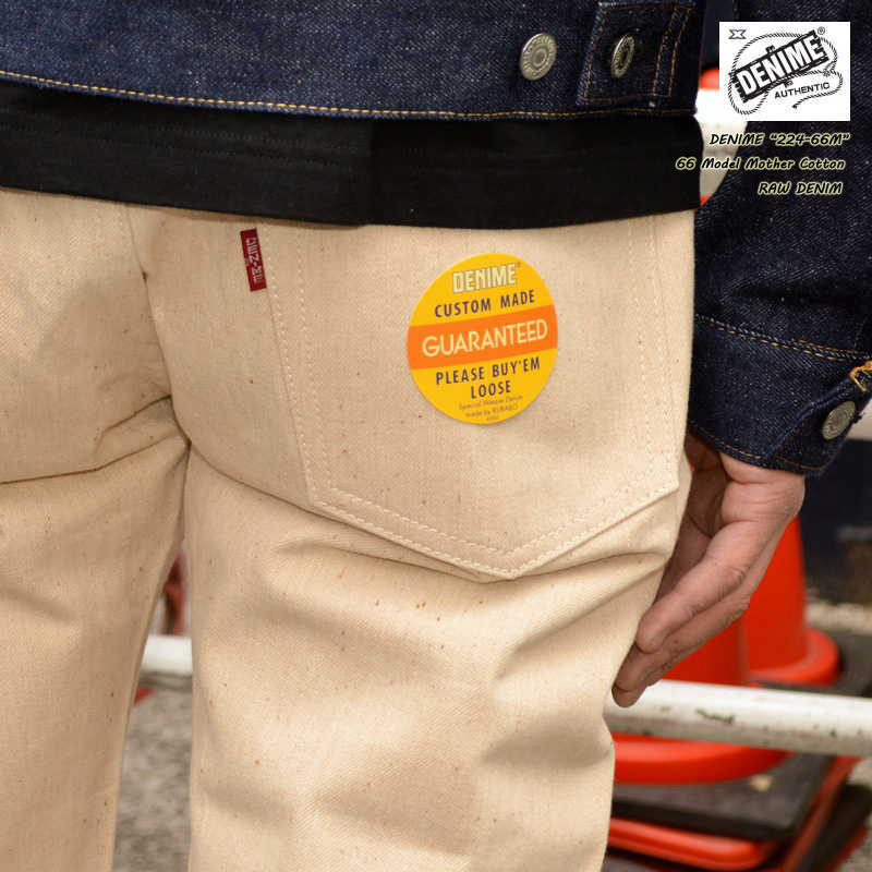 DENIME ドゥニーム "Lot.224-66M" 66 MODEL MOTHER COTTON JEANS 66モデル マ ザーコットン ジーンズ [ミドルストレート][ヴィンテージ系色落ち]