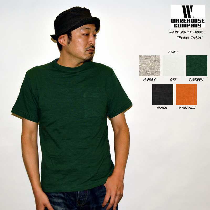 WAREHOUSE ウエアハウス "4601" ポケットS/STee [S/STee]