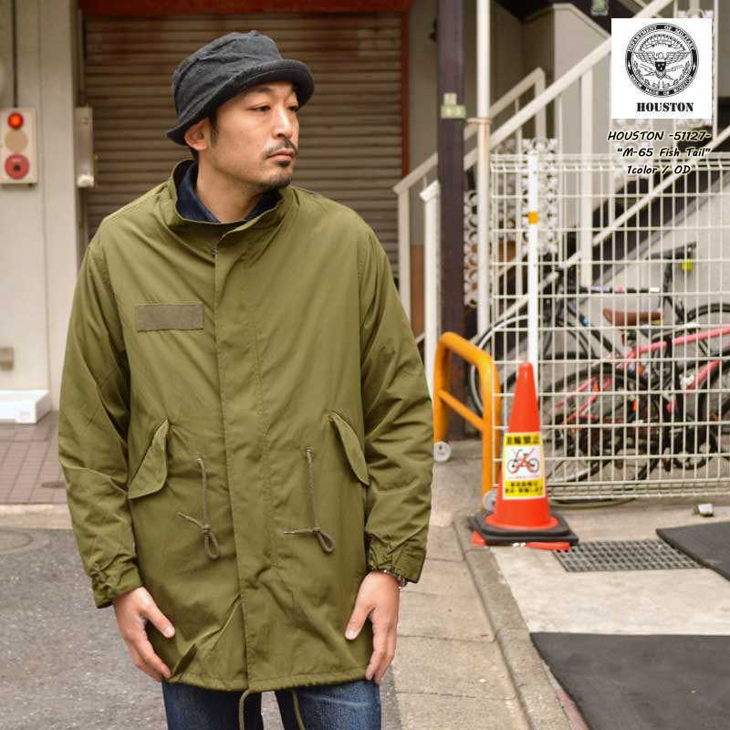 HOUSTON ヒューストン "51127" 3WAY M-65 PARKA フィッシュテール M-65 フィッ シュテール パーカー モッズコート ミリタリーコート [アウター]