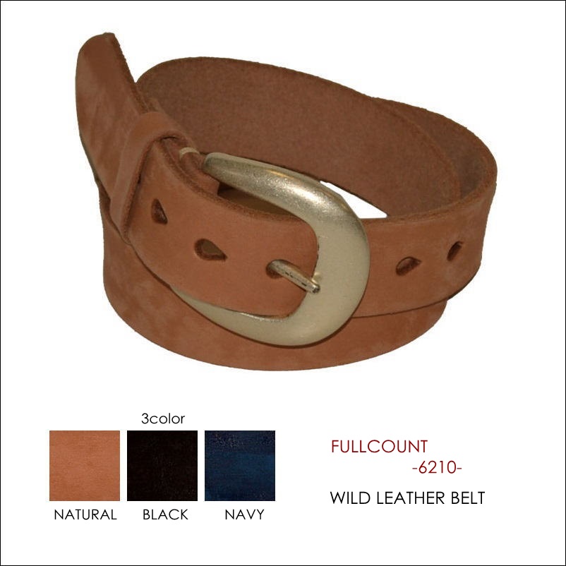 FULL　COUNT フルカウント、"6210"、ワイルドレザーベルト [ベルト]