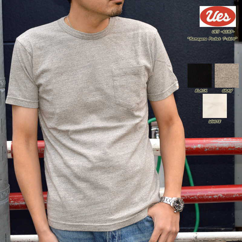 UES ウエス "65RP" ラマヤーナ ポケット Tシャツ [S/STee]