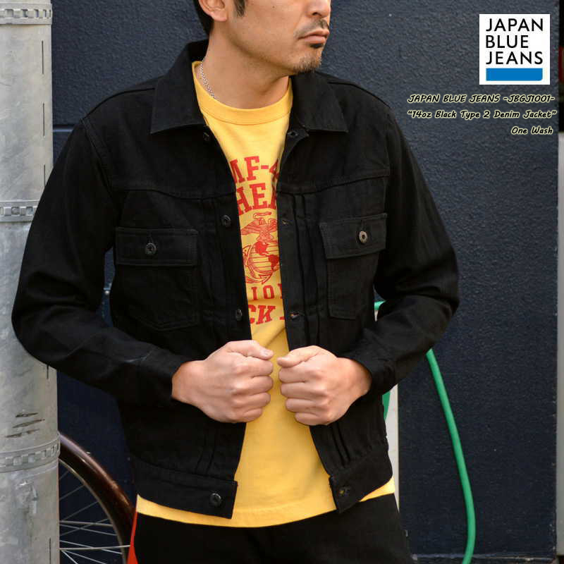 JAPAN BLUE JEANS ジャパンブルジーンズ "JBGJ1002" 14oz Black Type 2 Denim Jacket 14oz セルヴィッチ デニムジャケット 2nd [アウター]