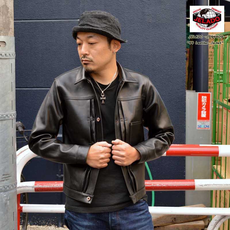 JELADOジェラード44LeatherJacketホースハイド 44 レザー ご予約商品 8月入荷予定】JELADO 44Leather Jacket(44レザー