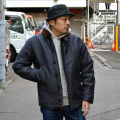 WAREHOUSE ウエアハウス "Lot.2181" N-1 WINTER JACKET NAVY BLUE (NXss-23181 ) プリント有 N-1 デッキジャケット [アウター]