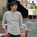 WAREHOUSE ウエアハウス "4063" 7分袖フットボールTee 無地 [L/STee]