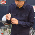 UES ウエス "501655" インディゴヘビーネルシャツ［L/Sシャツ］
