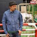 LEVI'S VINTAGE CLOTHING リーバイス "A4395-0000" 1879 プリーツブラウス オーガニックコットン LVC リーバイス ヴィンテージ クロージング [日本製] [アウター]