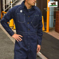 TCB jeans "Black Cat Crew Suit" ブラック キャット クルースーツ ツナギ [ワ イドストレート] [ライトオンス] [ヴィンテージ系色落ち]