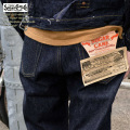 SUGAR CANE シュガーケーン Super “Denim” Collectibles "SC49009" #09 13.5 oz. BLUE DENIM WAIST OVERALLS “S1943” MODEL