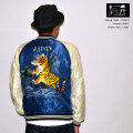 東洋エンタープライズ テーラー東洋 "TT15173-125" “ROARING TIGER” × “EAGLE” アセテートスカ [スカジャン][SOUVENIR　JACKET][アウター]