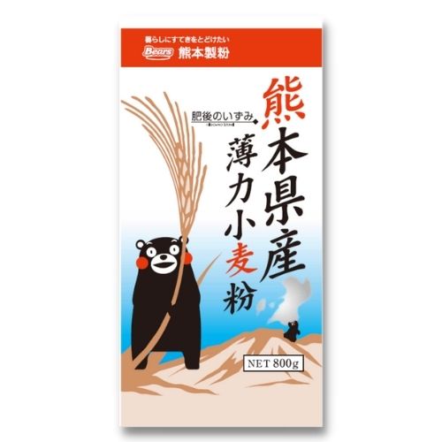 《熊本県産小麦　薄力小麦粉》 肥後のいずみ　800g