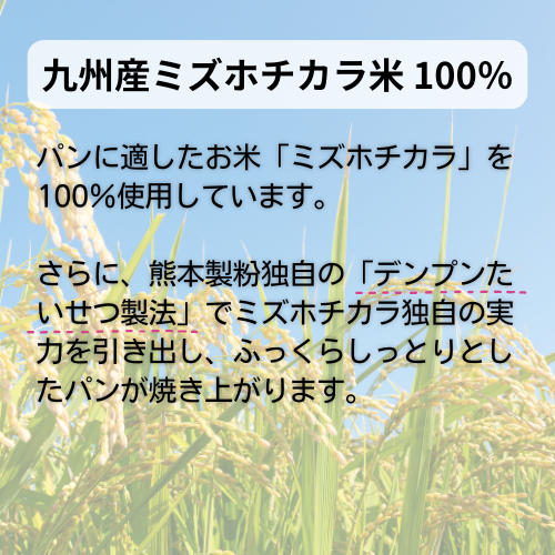 送料無料】グルテンフリー パン用米粉 ミズホチカラ 2kg×6袋