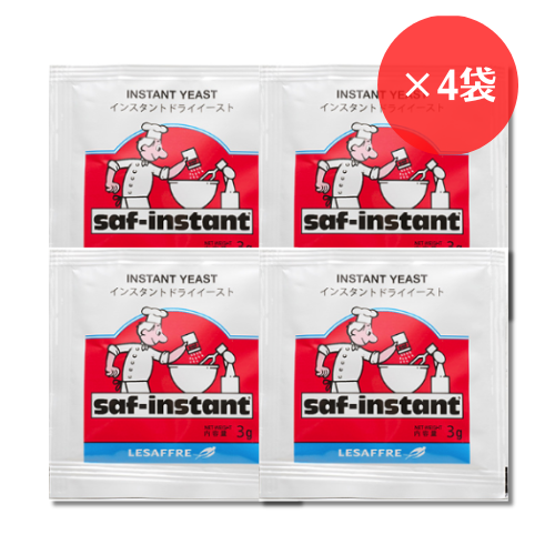 サフ　インスタントドライイースト赤 3g×4袋