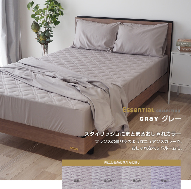 パッド一体型ボックスシーツ マイクロファイバー ボックスシーツ