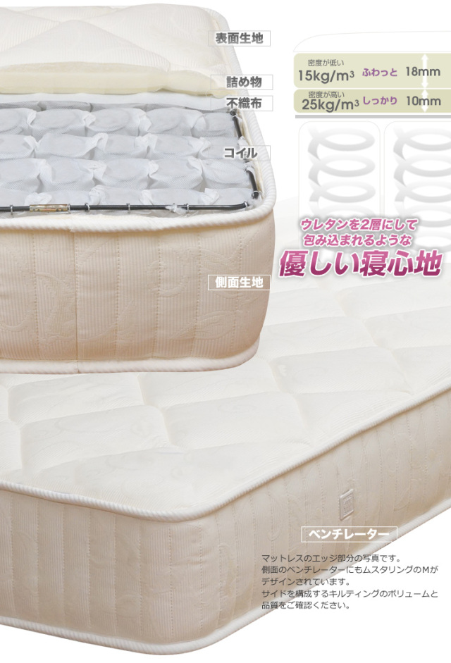 Leitztech シングルスプリングマットレス Leitztech シングルスプリングマットレス 【公式通販】