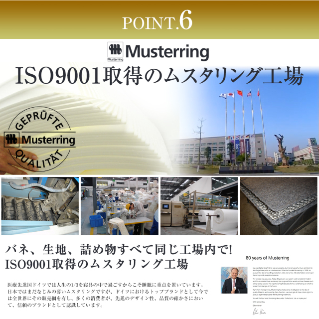 送料無料】快眠！強靭なばねで安心ウール ＆ 両面 ピロートップ