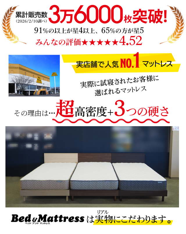 マットレス ポケットコイル 60スモールシングル または 70スモール