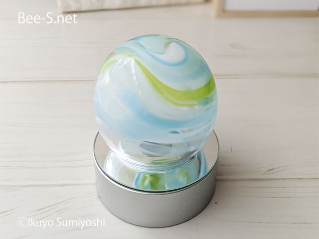 盆ランプ　盆提灯　新盆　かわいい盆飾り　盆飾り方　仏具小物　かわいい仏具　ガラスの仏具　こども仏壇　赤ちゃん供養　天使ママ