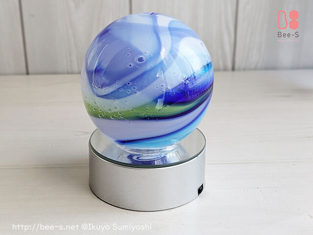 盆ランプ　盆提灯　お盆　新盆　飾り　かわいい　ガラス　子ども用