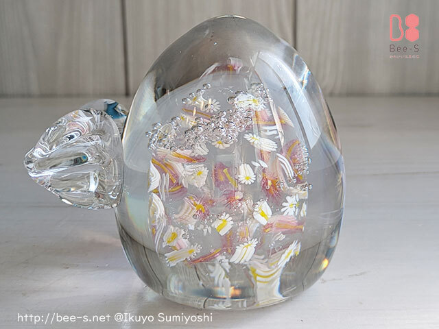 おしゃれなガラスのお位牌　小さい位牌　ガラス位牌