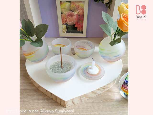 ペット仏具　ガラス仏具　ペット用仏具　ペットロス