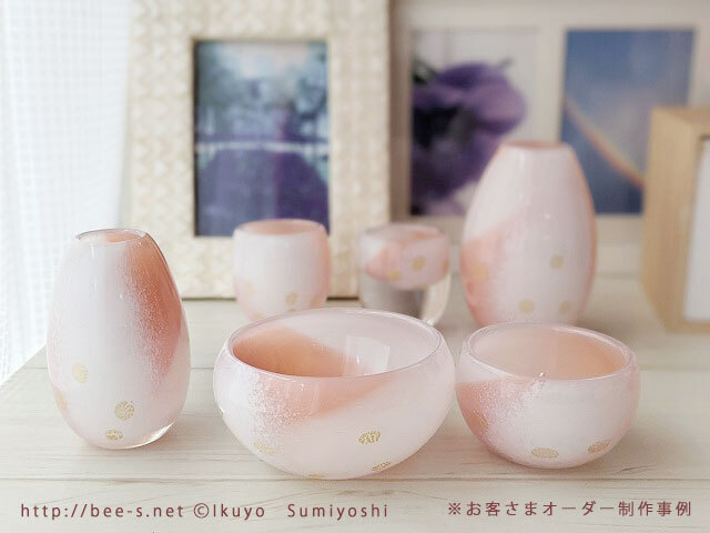 2402-22 ミニストラップサシェ 香り袋 3個組 くすみピンク 花柄 レース