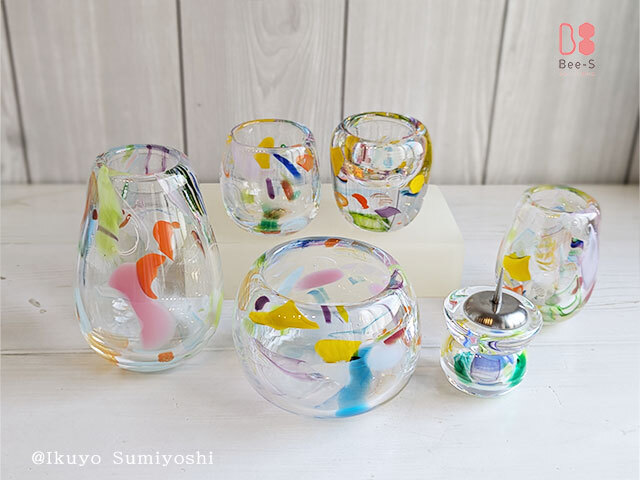 ミルフィオリ仏具 SOU（そう） 3点セット カラフルカラー