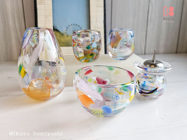 ミルフィオリ仏具 SOU（そう） 3点セット カラフルカラー