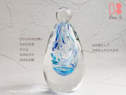 形見入れ、骨壺にもなるガラスの位牌　一挙両得　おしゃれなお位牌