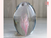 かわいい位牌　赤ちゃん位牌　羽の位牌　ピンク　おしゃれ　かわいい　きれい　クリスタル