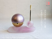 たまゆらりんセット　仏具小物　ガラスのりん棒　りん台　手元供養　かわいい仏具　仏具小物　おしゃれなガラスの仏具　赤ちゃん仏具