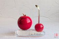 魔法のおりん　ガラスの台とりん棒のセット　りんごのおりん　かわいい仏具小物