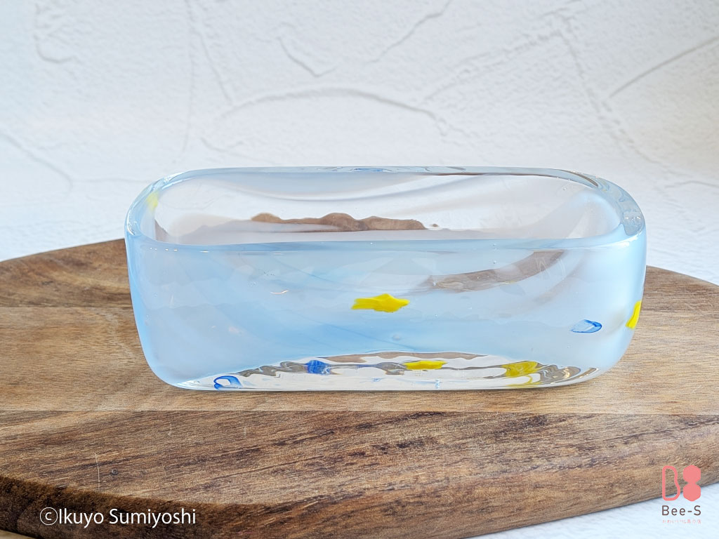 横置き香炉、星とハート　かわいい香炉　お線香を倒す香炉　横置き　寝かせる香炉