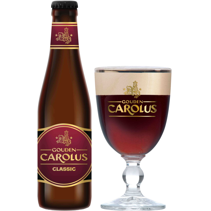 グーデン・カロルス・クラシック瓶330ml_ボトル＋グラス