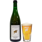 カンティヨン ブリキ看板 ベルギービール ランビック カンティヨン・クリーク 375ml 【ベルギービールJapan】