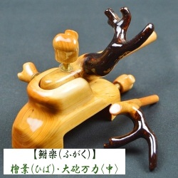 【鮒楽（ふがく）】檜葉（ひば）・大砲万力（中）