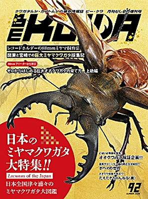 日本ミヤマクワガタ全種標本 BE-KUWA 最新号No.92「日本のミヤマクワガタ大特集!!」 | D.D.A ism