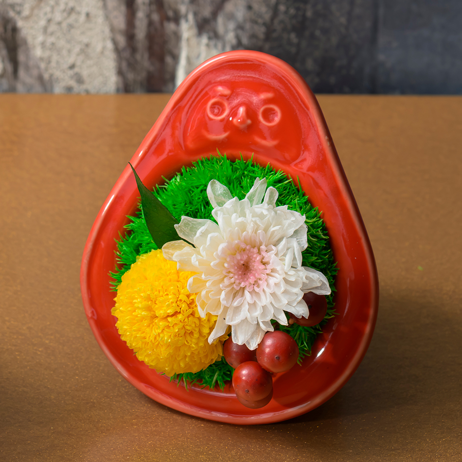 【敬老の日】DARUMA プリザーブドフラワー