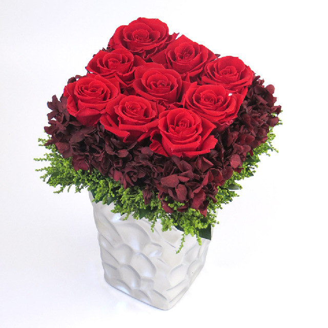 プリザーブドフラワー #イタリアL 【ラインストーン付き】