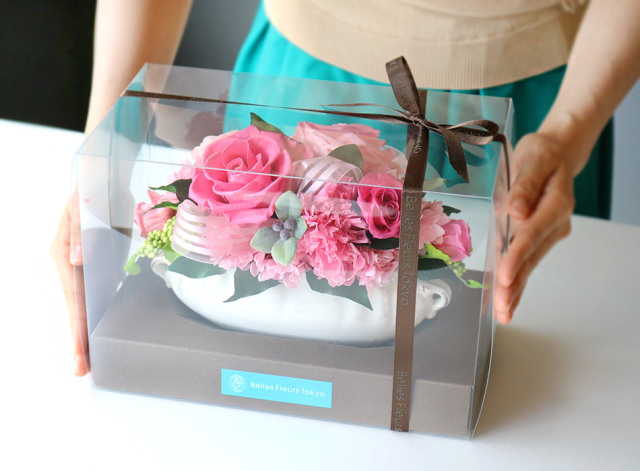 【値下げしました】Belles Fleurs プリザーブドフラワーアレンジメント プリザーブドフラワー #アンティ 送料無料