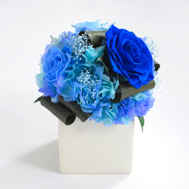 即日発送】プリザーブドフラワー #キューブM