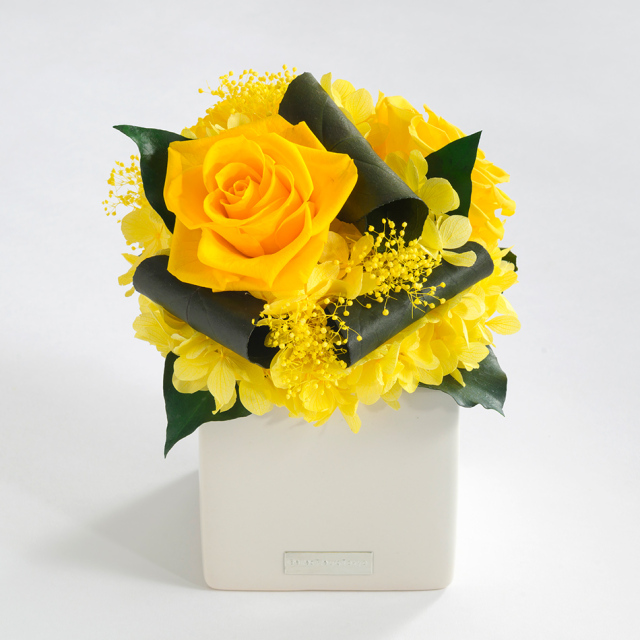 即日発送】プリザーブドフラワー #キューブM