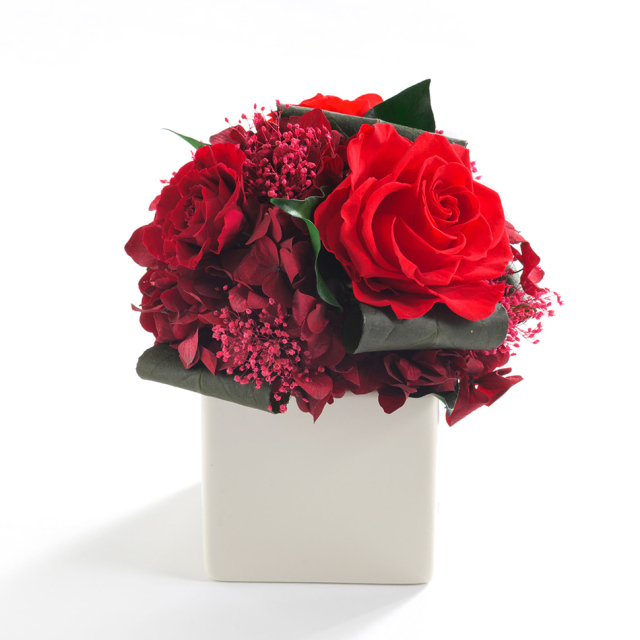 即日発送】プリザーブドフラワー #キューブS